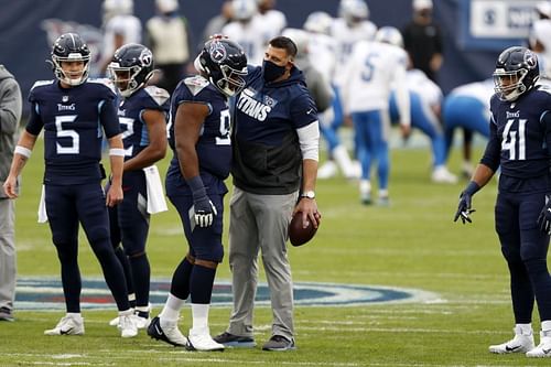 Tennessee Titans in the Foreground v Detroit Lions