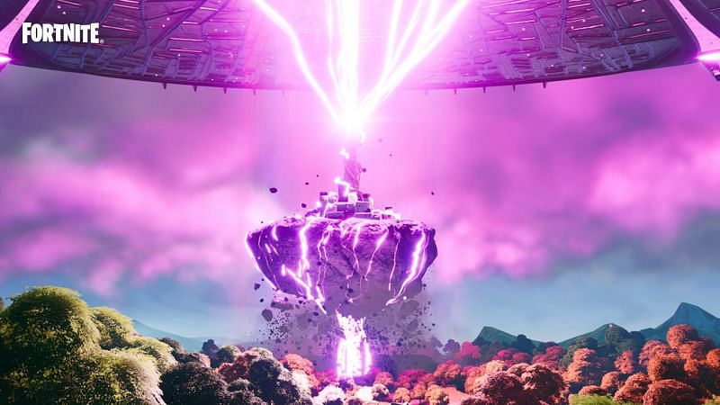 The Mothership will bring big changes to Fortnite when it crashes onto the Island (Image via Epic Games)