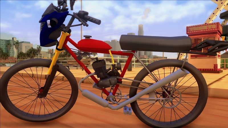 The Indestructible bike could not be destroyed  (Image via Rockstar Games)