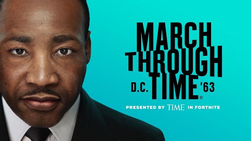 The event immortalizes Dr. King and recognizes his influence on the world (Image via Epic Games)