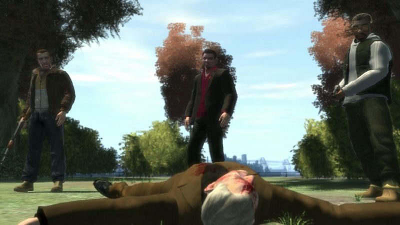 GTA 4 is noticeably darker compared to the Vice City games (Image via Rockstar Games)