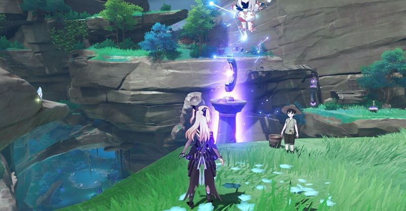 Genshin Impact players will need to solve another Sacred Stone Puzzle before finding this ward (Image via miHoYo)