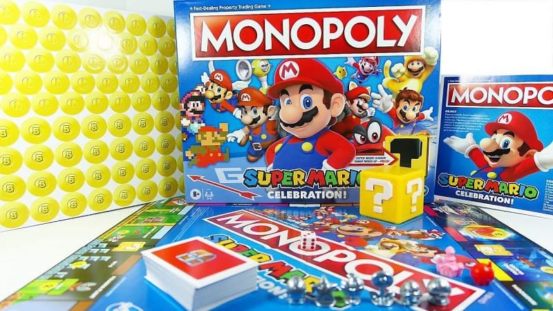 Super Mario Monopoly, one of the many Monopoly collaborations. Image via The Toy Room on YouTube