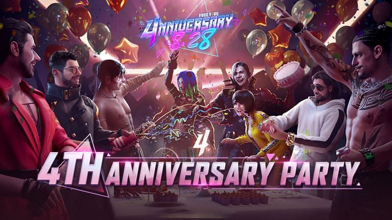 Details for the Free Fire 4th anniversary (Image via Free Fire)