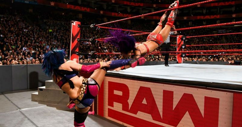 Asuka&#039;s kick saved Sasha