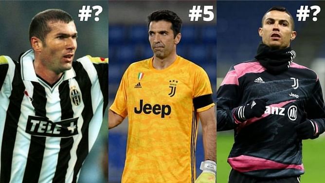 Ranking the 5 greatest players of all time to have played for Juventus