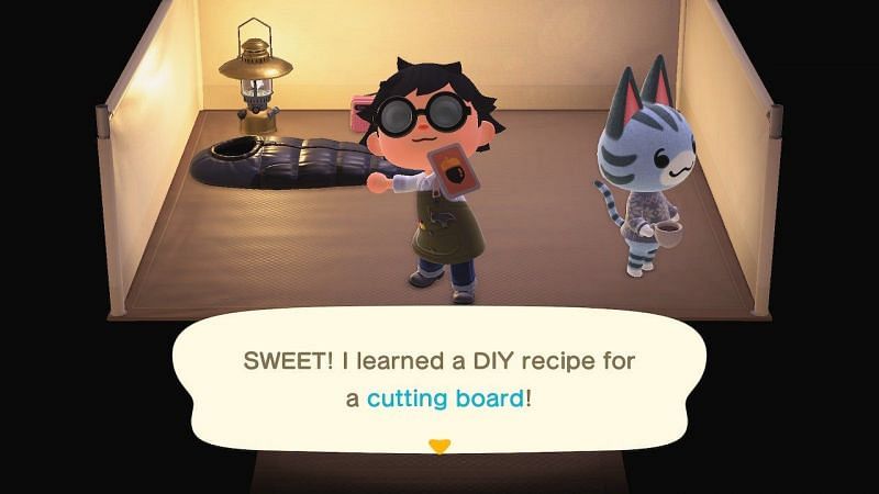 Visiting villagers might also reward the players with new DIY recipes (Image via Nintendo)