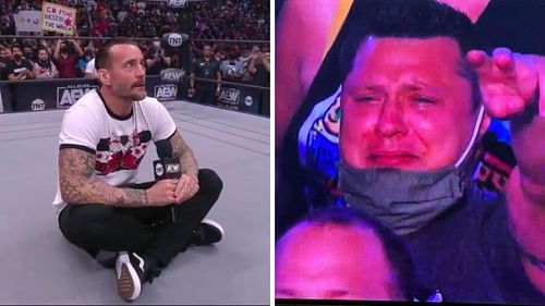 The emotions were high for CM Punk's debut at AEW Rampage