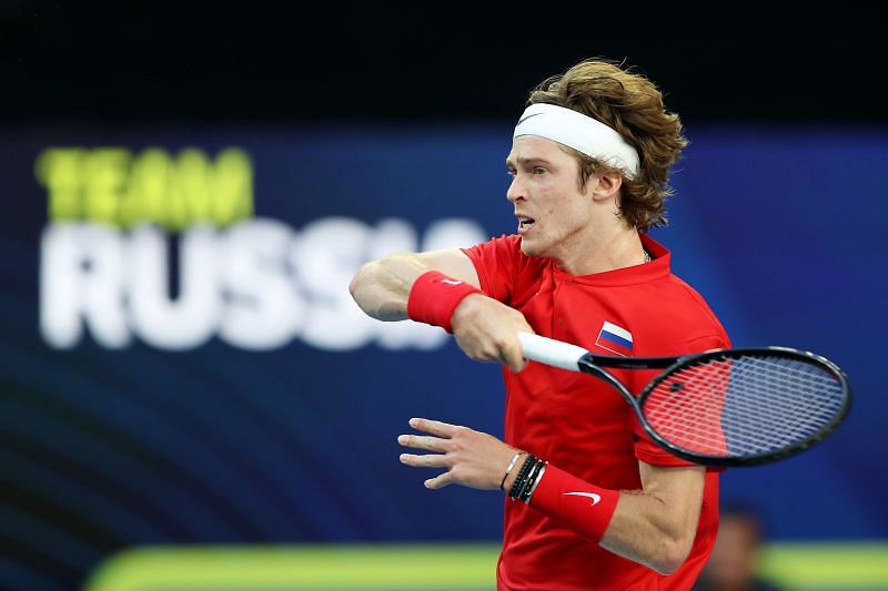 Andrey Rublev will look to take on the role of the aggressor.