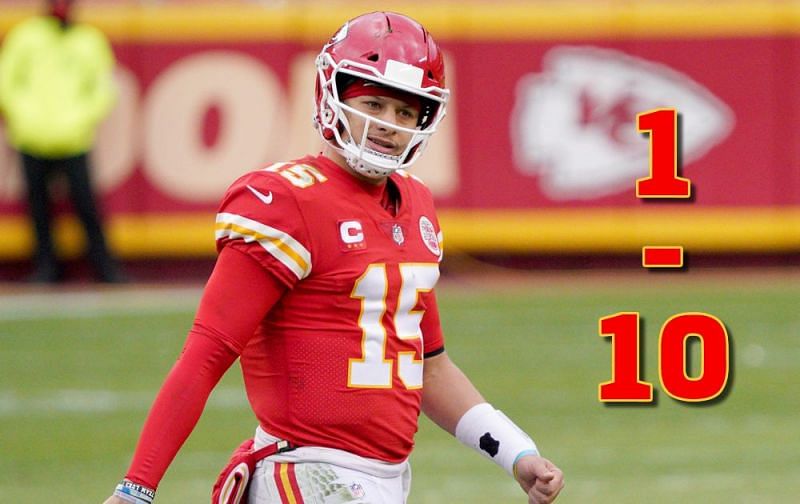 Kansas City Chiefs quarterback Patrick Mahomes remains at number one on my list