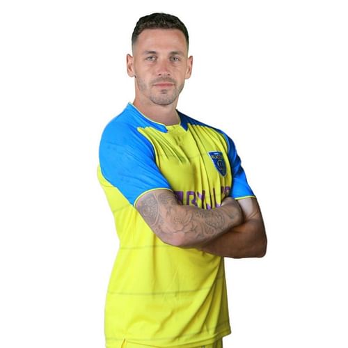 Kerala Blaster sign Alvaro Vazquez [Image Credits: Kerala Blasters]