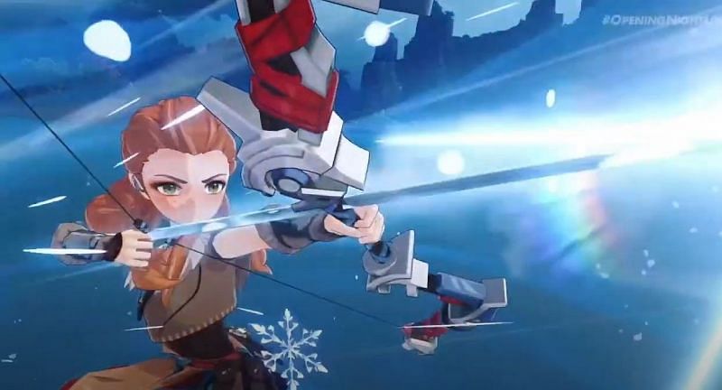 Aloy&#039;s animations look nice (Image via Gamescom)