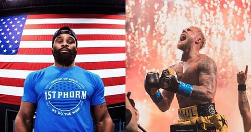 Tyron Woodley (left), Jake Paul (right) [Images Courtesy: @twooodley @jakepaul on Instagram]