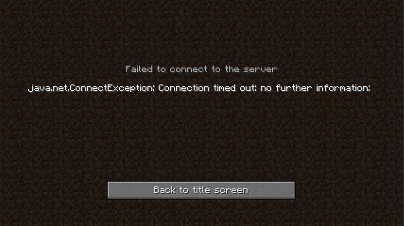 Minecrafters may experience the connection timed out error when trying to play online (Image via Mojang)