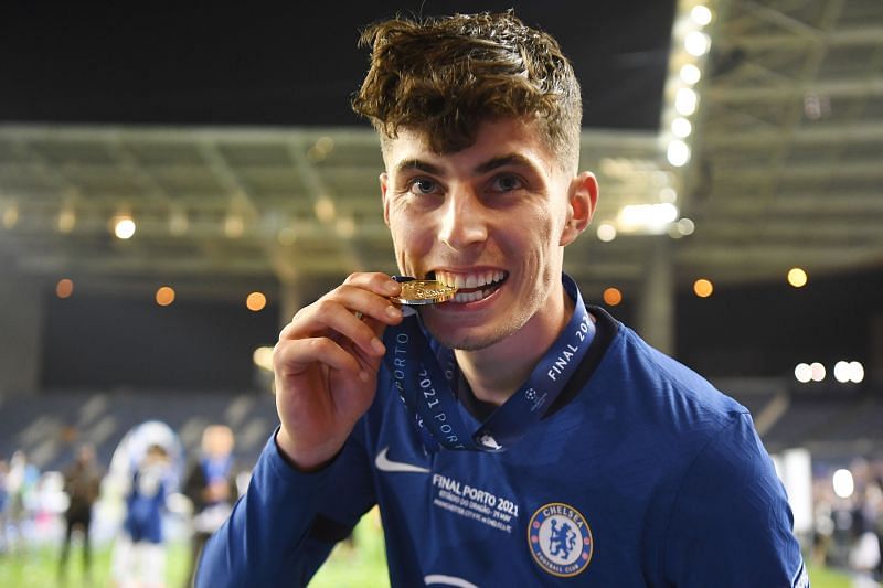 Kai Havertz scored the winning goal in the 2020-21 Champions League final.