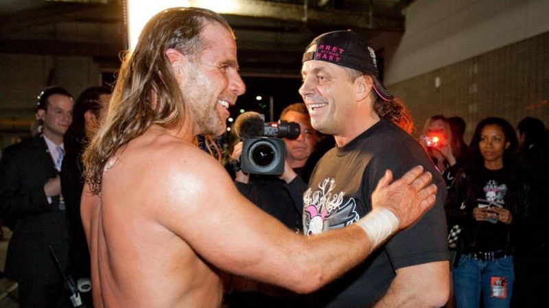 Shawn Michaels and Bret Hart