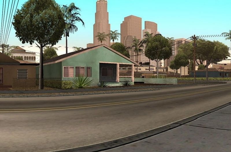 Big Smoke&rsquo;s house, as it appears in GTA San Andreas (Image via Rockstar Games)