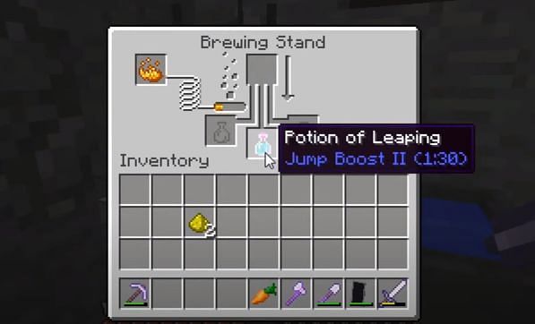 Potion of leaping (Image via Minecraft)