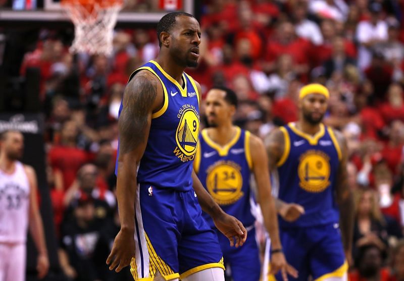 Andre Iguodala with the Golden State Warriors