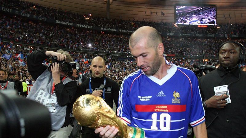 Zinedine Zidane was a supreme controller of the ball with either foot