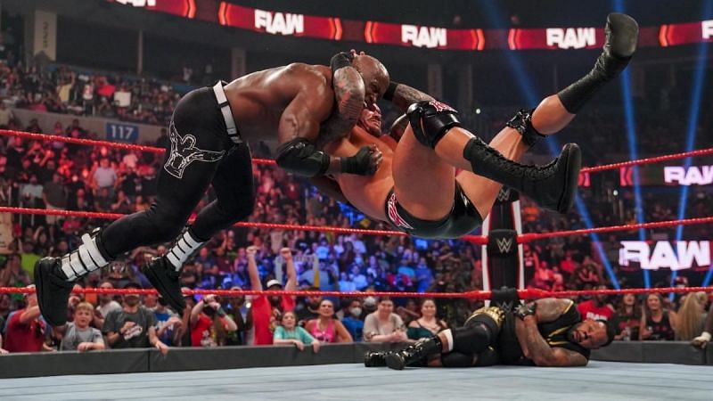 Bobby Lashley&#039;s night on RAW ended with a failed title challenge and an RKO