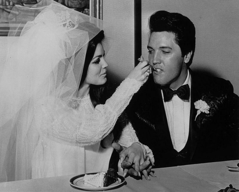Elvis and Priscilla Presley. (Image via: Keystone/Getty Images)