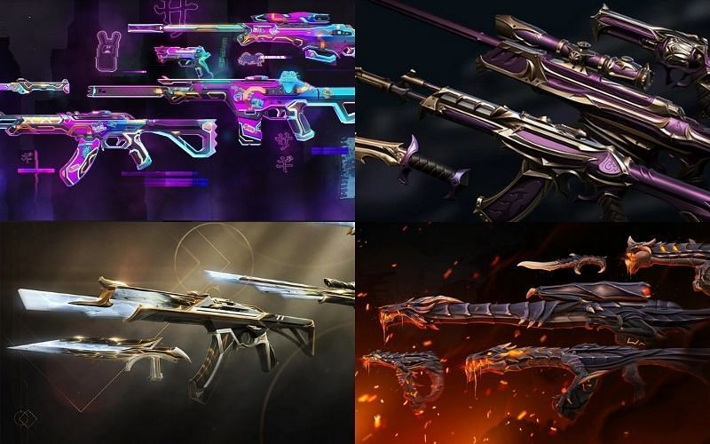 Top 5 Valorant weapon skins in 2021 (Image via Riot Games)
