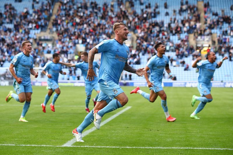 Coventry City will take on Blackpool