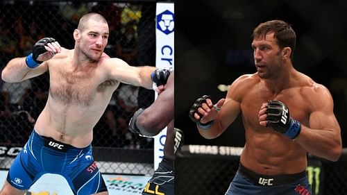 Sean Strickland (left) and Luke Rockhold (right)