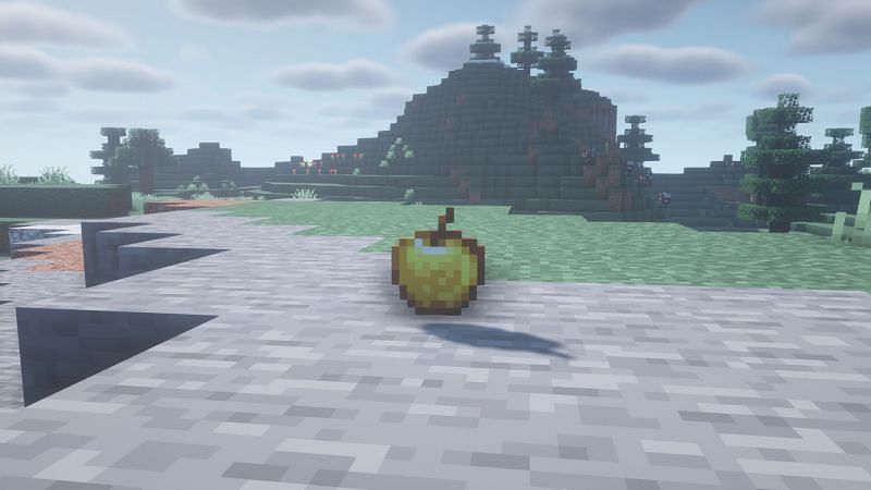 Una manzana dorada (Imagen a través de Minecraft)