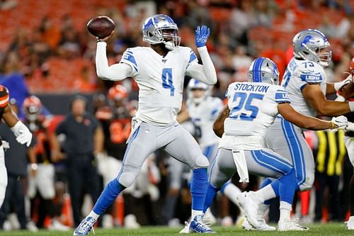 Josh Johnson with the Detroit Lions