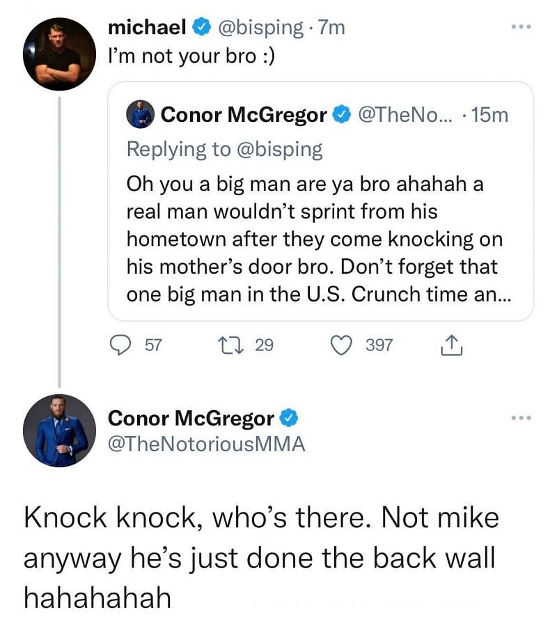 Conor McGregor Tweet [Image Courtesy: @TheNotoriousMMA on Twitter]