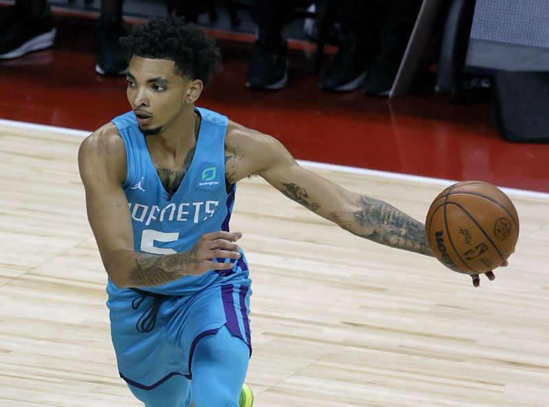 James Bouknight in action for the Hornets during the 2021 NBA Summer League