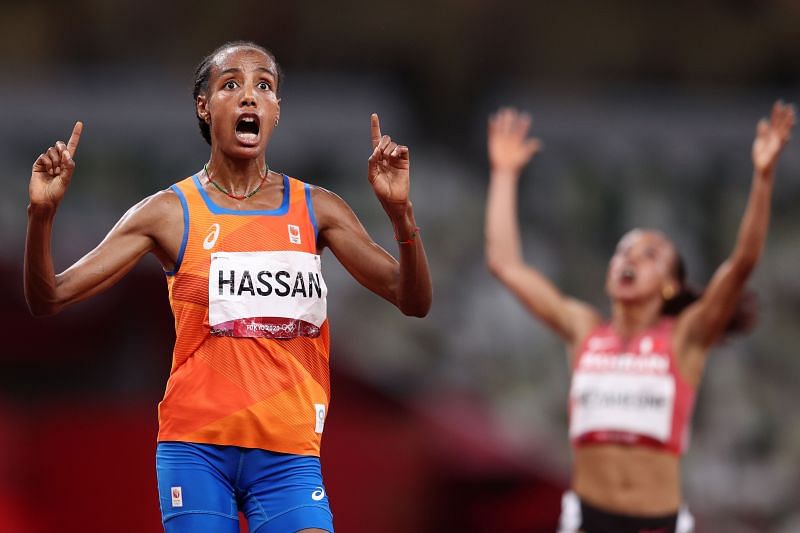Sifan Hassan at the Tokyo Olympics 2021