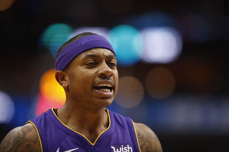 Isaiah Thomas #7 reacts to a play