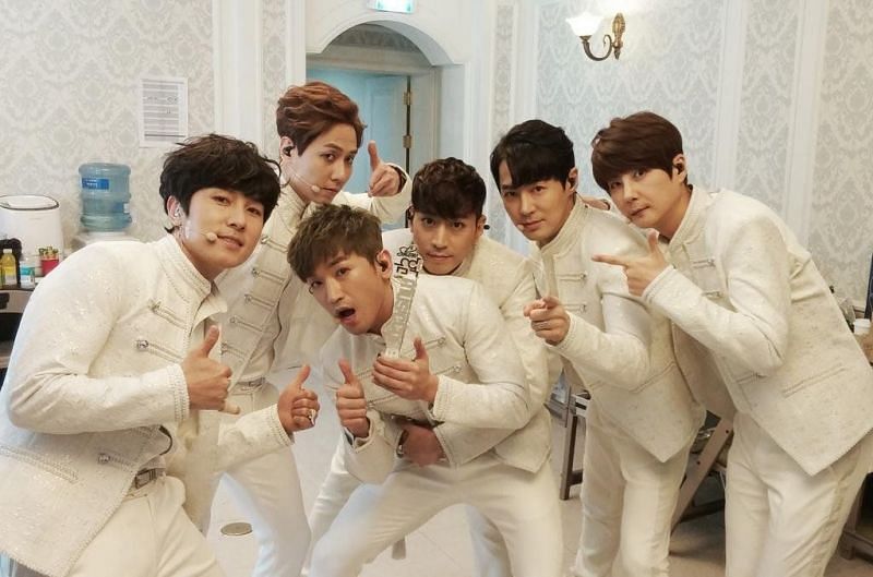 Which group has lasted the longest? Pictured: Shinhwa (Image via Twitter)