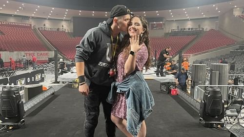 Sammy Guevara proposed to his long term girlfriend, Pam Nizio, on AEW Dynamite