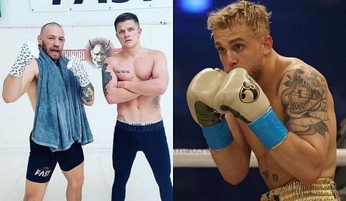 Conor McGregor, Dylan Moran, and Jake Paul