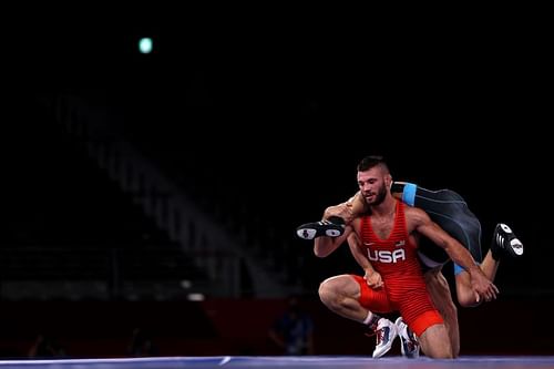 Thomas Gilman won bronze medal at Tokyo Olympics.