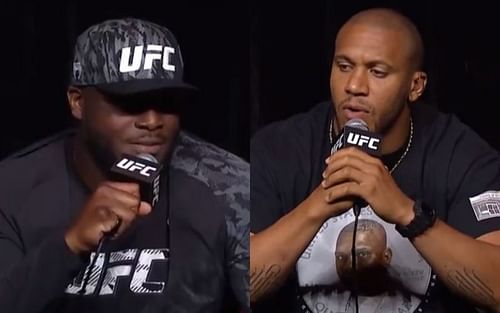 Derrick Lewis (left) and Ciryl Gane (right) (*Images courtesy: UFC Instagram)