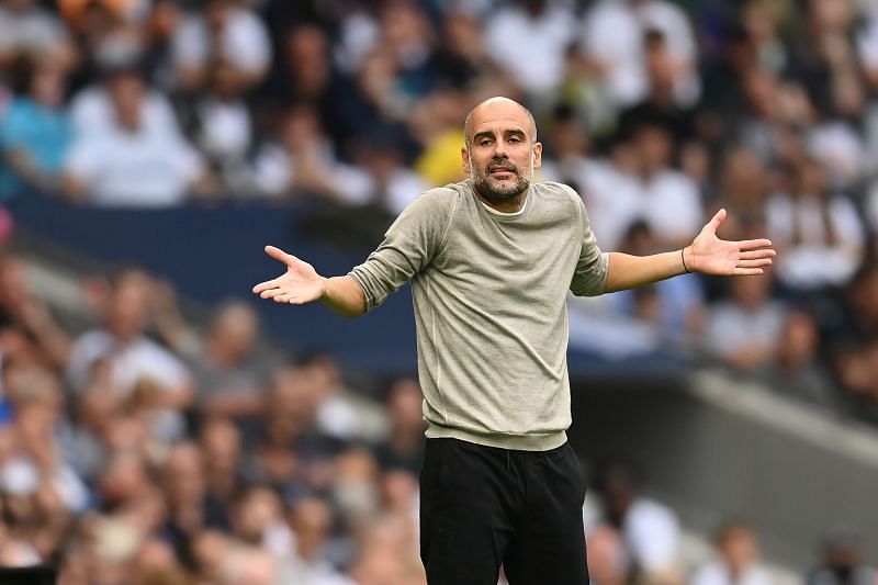Pep Guardiola will want his side to bounce back from their defeat against Tottenham Hotspur