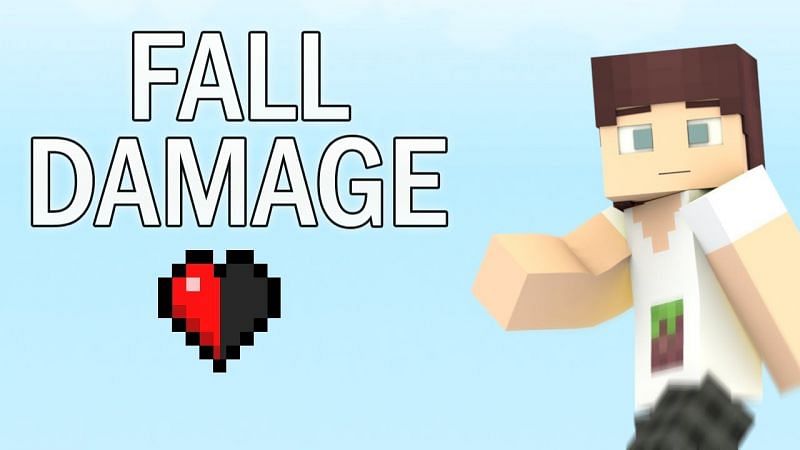 Fall Damage in Minecraft (Image via Blue Monkey on Youtube)