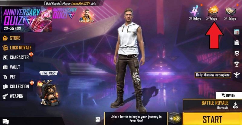 You have to tap on the &ldquo;Mystery Shop&rdquo; icon (Image via Free Fire)