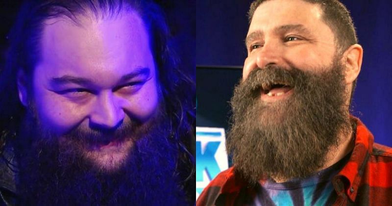 Bray Wyatt and Mick Foley.