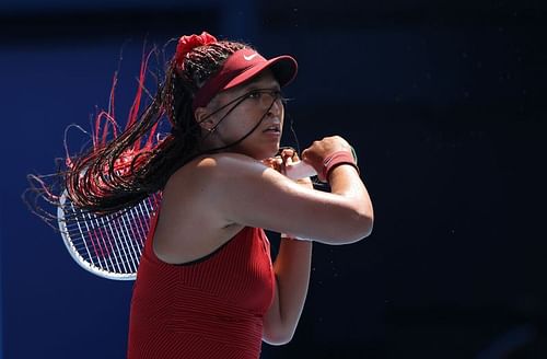 Naomi Osaka in action at the Olympics