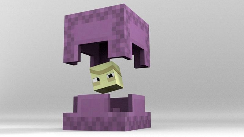 Unscrewed Shulker (Image via Minecraf