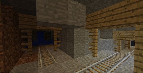 Mineshaft (Image via Minecraft)