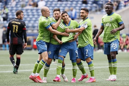 Seattle Sounders are sitting at first in the MLS Western Conference