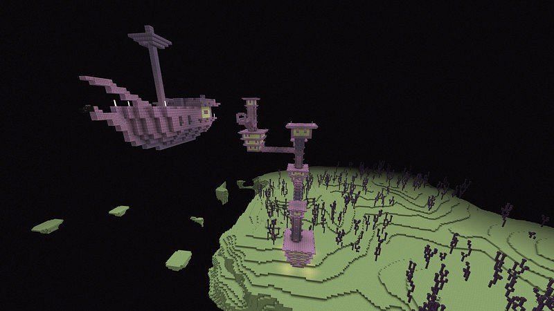 End city (Image via Minecraft)