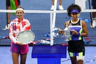 Naomi Osaka (R) and Victoria Azarenka, the champion and runner-up respectively at the 2020 US Open